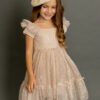 Andria Dress in Champagne
